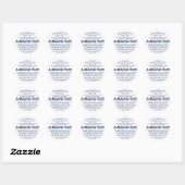 Een ronde set ronde sticker (Vel)
