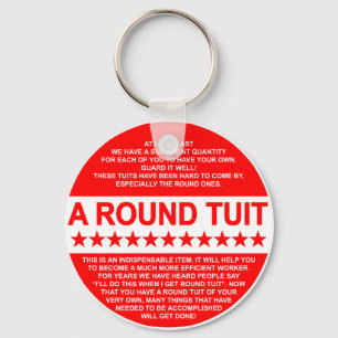 Een ronde Sleutelring Tuit Sleutelhanger