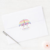 Een Ronde Sticker (Envelop)