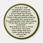 Een ronde tuit ~ magneet (Voorkant)