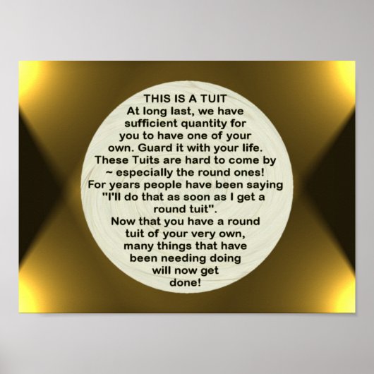 Een ronde tuit ~ print (Voorkant)