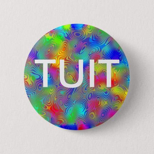 EEN RONDE TUIT RONDE BUTTON 5,7 CM (Voorkant)