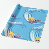 Een rondje rondrennen cadeaupapier (Uitgerold)