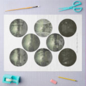 Een rondom Gotisch ontwerp uit de Halloween-reeks Tissuepapier (Craft)