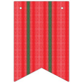 Een rood en groen gestreepte achtergrond vlaggetjes (Eerste vlag)