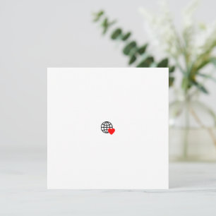 Een rood hart-symbool gemaakt met vloeiende, dikke kaart