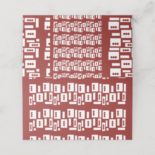 Een rood tapijt met een getextureerd patroon is ve (Buitenkant ongevouwen)