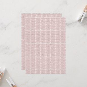 Een rood-wit behang met een patroon erop kaart