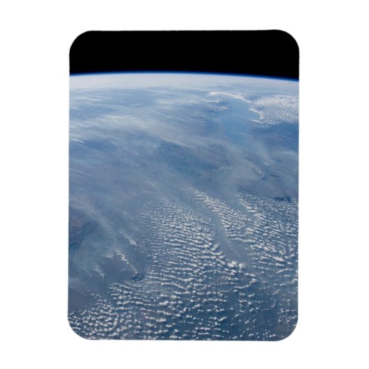 Een rookpluim boven tropisch zuidelijk Afrika. Magneet (Verticaal)