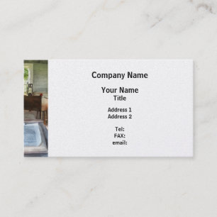 Eén Room Schoolhouse met Boek Visitekaartje