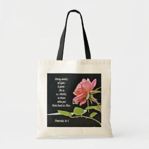 Een Roos en Vriend Schriftuur Tote Tas