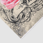 Een roos in Parijs Tissuepapier (Detail)