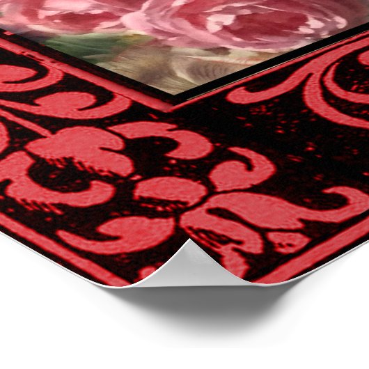 Een Roos is een Roos dat een Roos is Poster (Hoek)