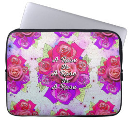 Een Roos is een Roos is een Roos Laptop Sleeve