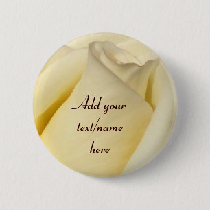 Eén Roos_ Ronde Button 5,7 Cm