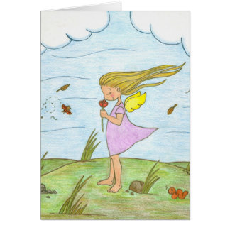 Een Roos voor Danielle, blanco kaart.