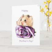 Een Roos voor Mama Moederdag Kaarten (Gele Bloem)