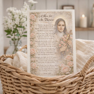Een Roos voor St. Thérèse Devotionele Notitie