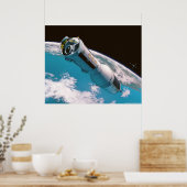 Een routinevliegtuig naar de maan poster (Keuken)