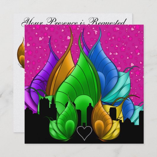 Een royally Elegant Event - SRF Kaart (Voorkant / Achterkant)