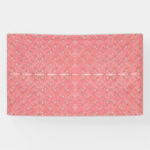 Een roze achtergrond als nooit tevoren! spandoek (Horizontaal)