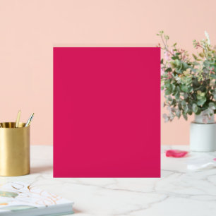 Een roze achtergrond met een witte rand acryl bord