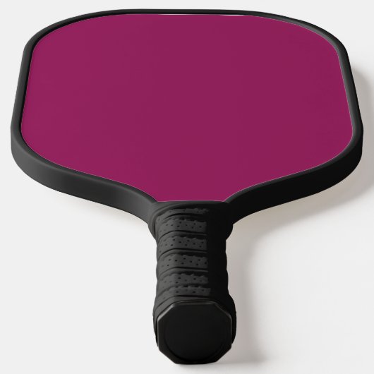 Een roze achtergrond met een witte rand pickleball paddle (Laagn)