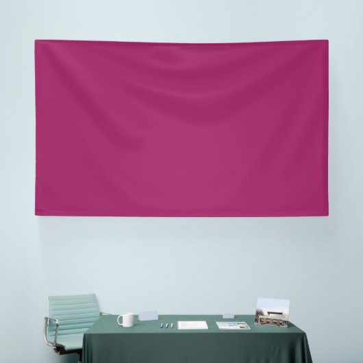 Een roze achtergrond met een witte rand spandoek (Beurs)
