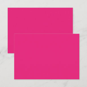 Een roze achtergrond met een zwarte achtergrond bedankkaart