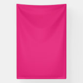 Een roze achtergrond met een zwarte achtergrond spandoek (Verticaal)