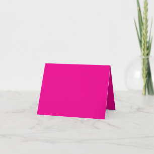 Een roze achtergrond met een zwarte rand bedankkaart