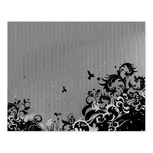 Een roze achtergrond met zwarte en witte werveling 	rubberstempel (Afrduk)