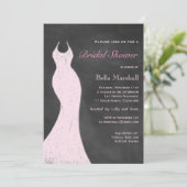 Een  Roze Bridal Shower Kaart (Staand voorkant)