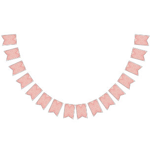 Een roze en witte achtergrond met een diamantpatro vlaggetjes