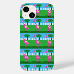 Een roze Giraffe leeft in mijn achtertuin Case-Mate iPhone 14 Hoesje