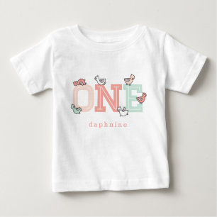 EEN roze grillige Schattige meisje Baby eenden een