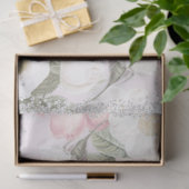 Een roze kleurenkerstserie Design 7 Tissuepapier (Geschenk)