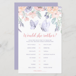 Een roze Paarse vlindervlinder zou een echte game