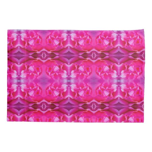 Een roze roos groot patroon kussensloop (Achterkant)