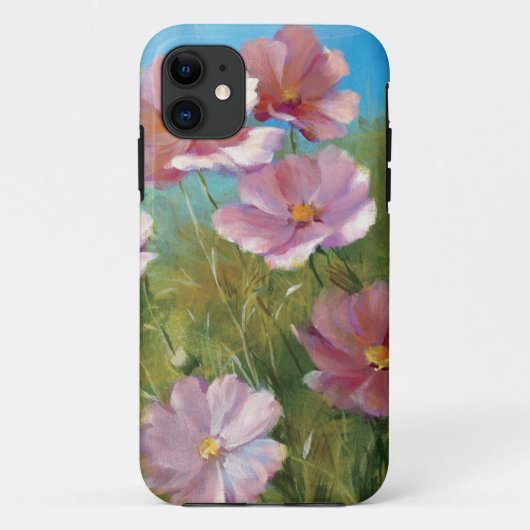 Een roze tuin Case-Mate iPhone case (Achterkant)