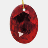 EEN RUBY JEWEL VOOR JE LIEFJE KERAMISCH ORNAMENT (Achterkant)