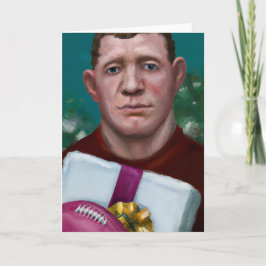 Een Rugby Kerstmis - Rugby-Wenskaart Feestdagen Kaart