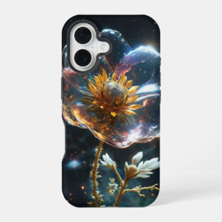 Een ruimte bloem iPhone 16 hoesje