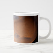 Een ruimteschip in aeroshell nadert Mars. Extra Grote Beker (Rechts)