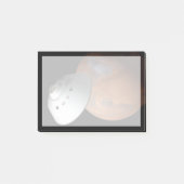 Een ruimteschip in aeroshell nadert Mars. Post-it® Notes (Voorkant)