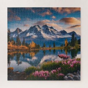 Een rustig meer legpuzzel