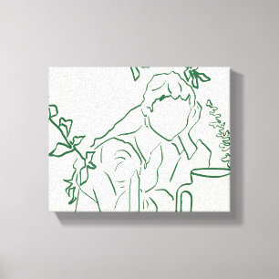 Een rustige avond canvas afdruk