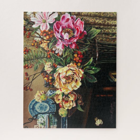 Een rustige avond in Kingdom Café - Legpuzzel (Verticaal)