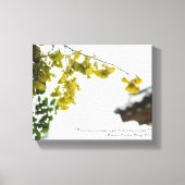 Een rustige herfstmiddag canvas afdruk (Voorkant)