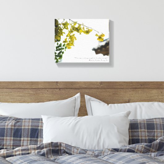 Een rustige herfstmiddag canvas afdruk (Insitu (Slaapkamer))